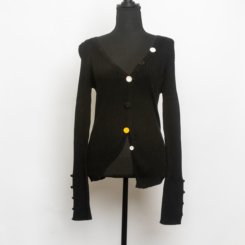 Jacquemus Black Ribbed Sweater